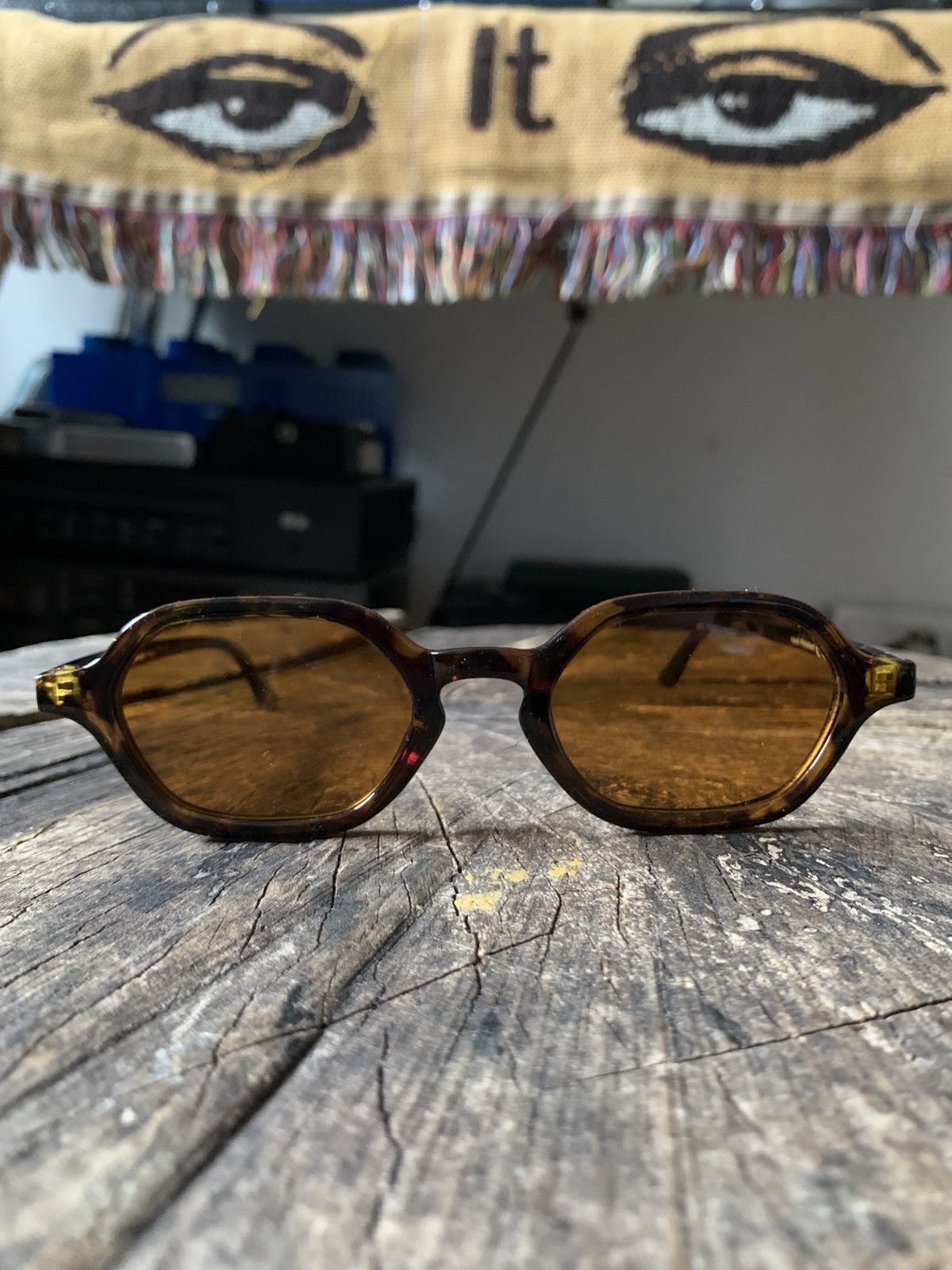Vintage Vintage tortoise shell sunglasses Size ONE SIZE - 1 Thumbnail