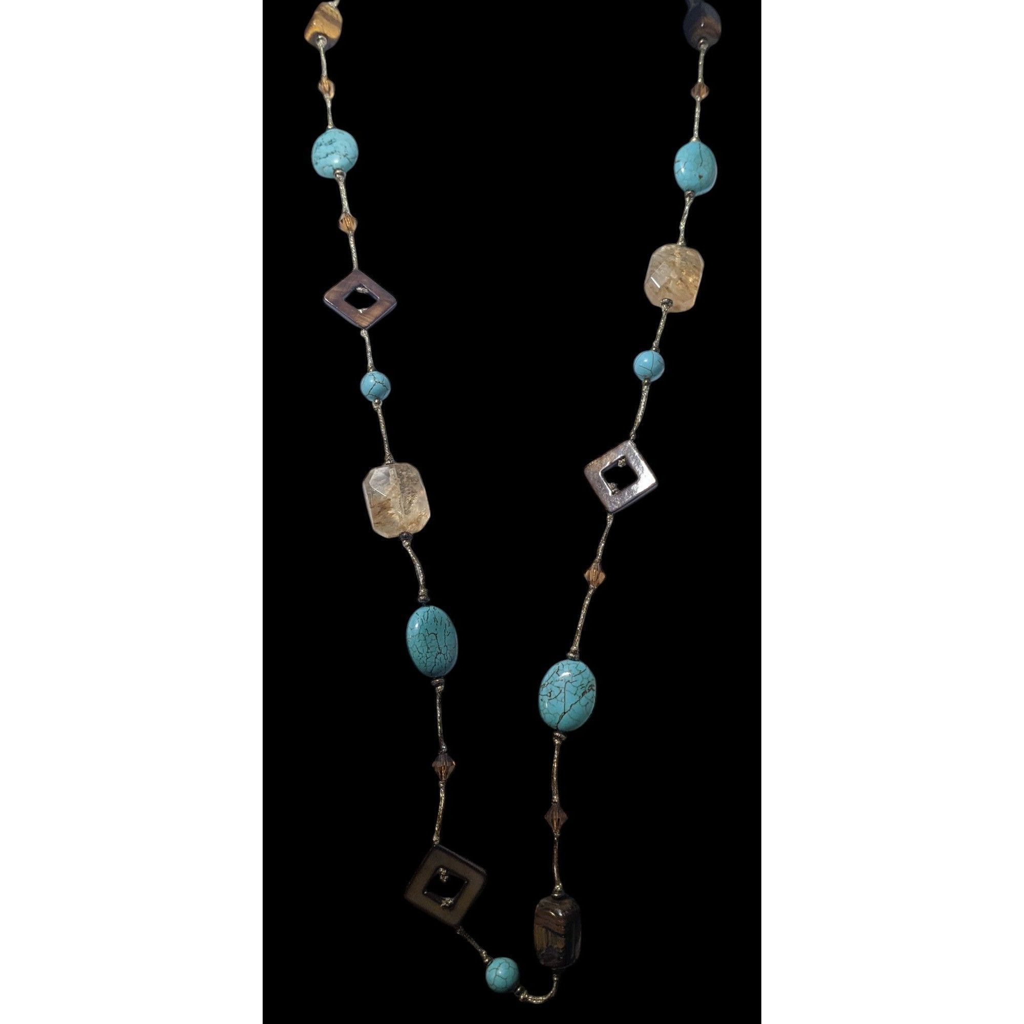 Other Vintage Premier Designs Mutli Gemstone Beaded Necklace Size ONE SIZE - 3 Thumbnail