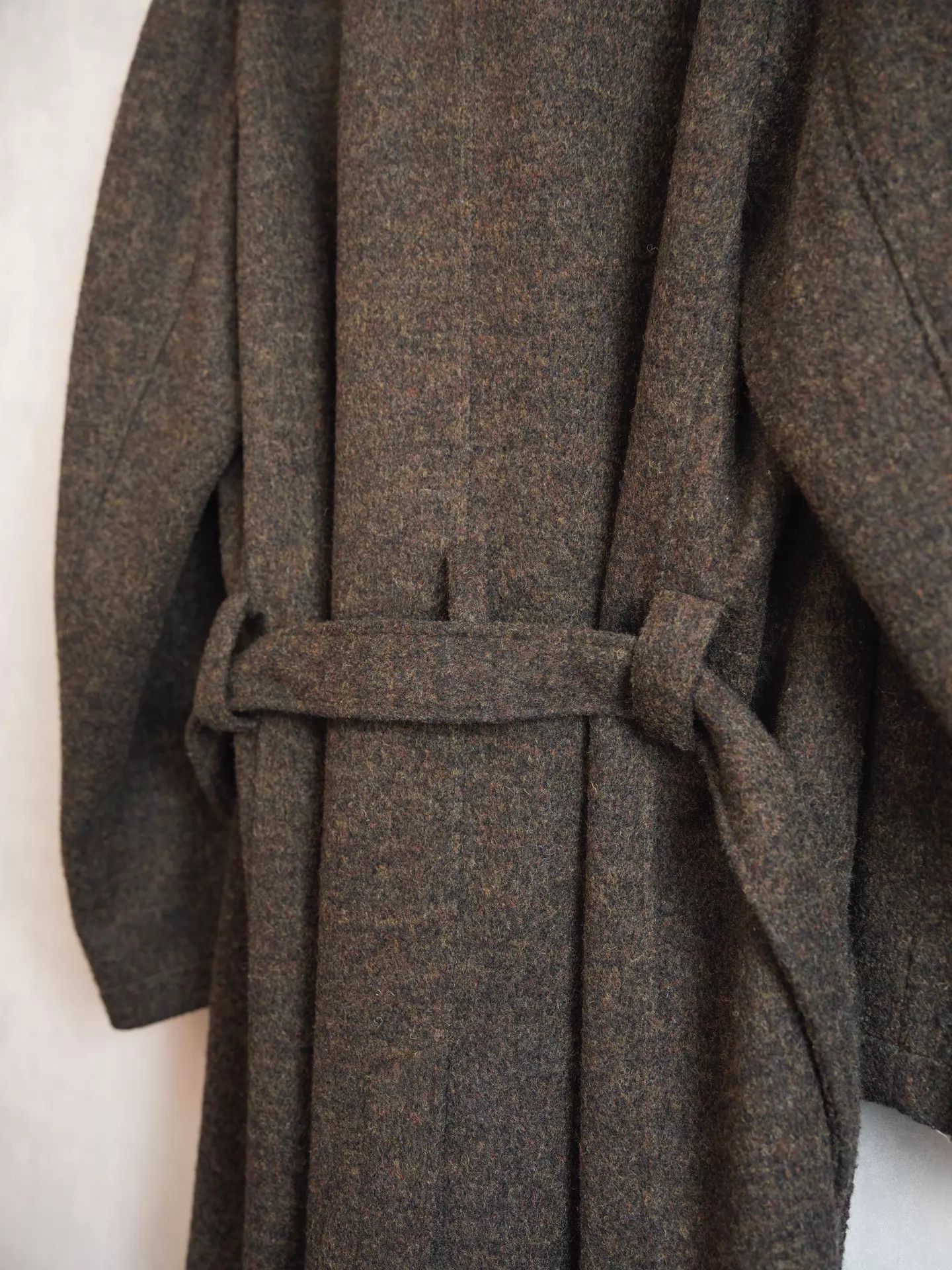 Yohji Yamamoto Yohji Yamamoto Reg Boxer Robe Belted Rock Brown Beige Size US L / EU 52-54 / 3 - 5 Thumbnail