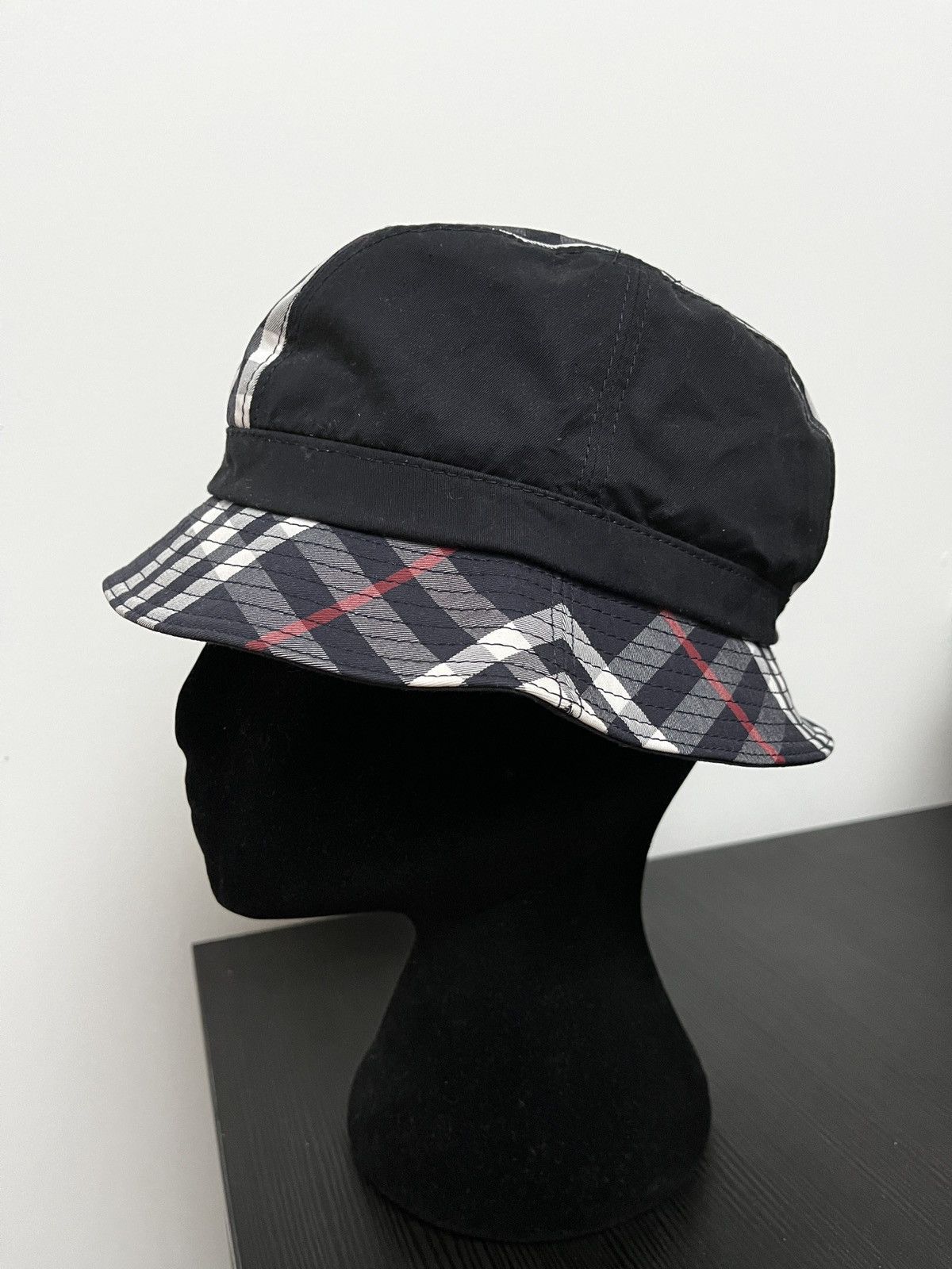 Burberry × Gosha Rubchinskiy GOSHA x Burberry Check Print Bucket Hat (unisex) Size ONE SIZE - 11 Thumbnail