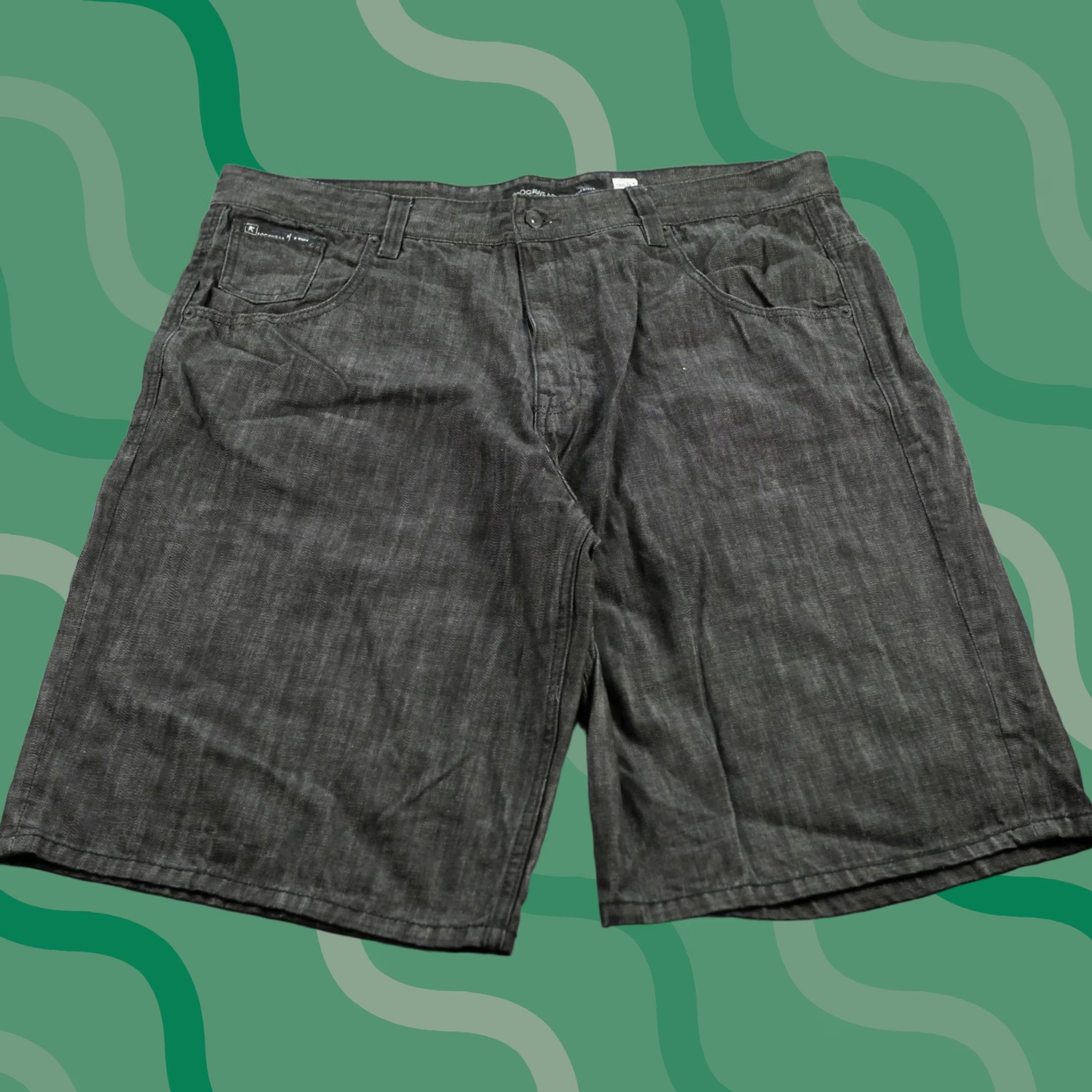 Rocawear Rocawear Shorts Mens 44 Black Denim Original Fit Streetwear Long Relaxed Logo Size US 44 / EU 60 - 1 Thumbnail
