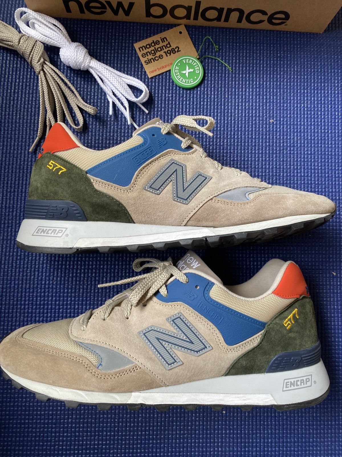 New Balance New Balance 577 Sand Size US 11 / EU 44 - 3 Thumbnail