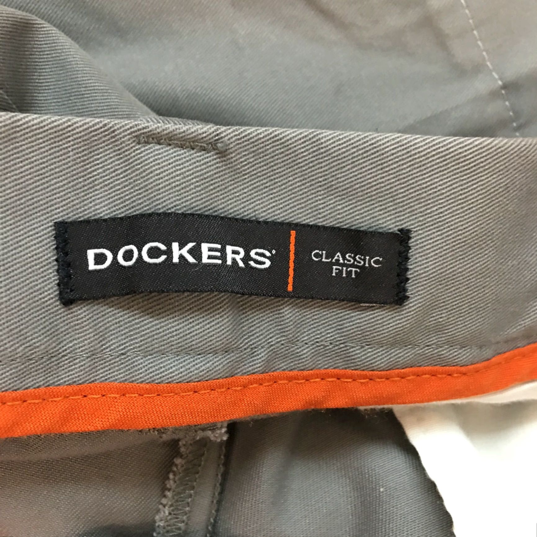Dockers Dockers Mens Dress Pants Gray Flat Front Classic Fit 34X28 Pants Size US 34 / EU 50 - 6 Thumbnail