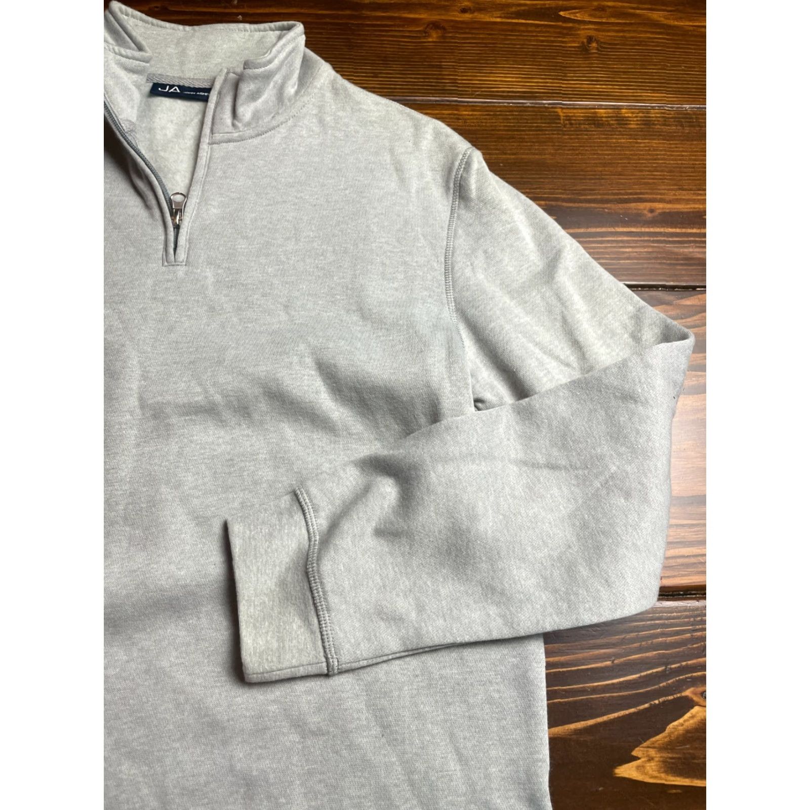 Vintage John Ashford Sweater Mens Medium Gray Pullover 1/4 Zip Up Size US M / EU 48-50 / 2 - 3 Thumbnail