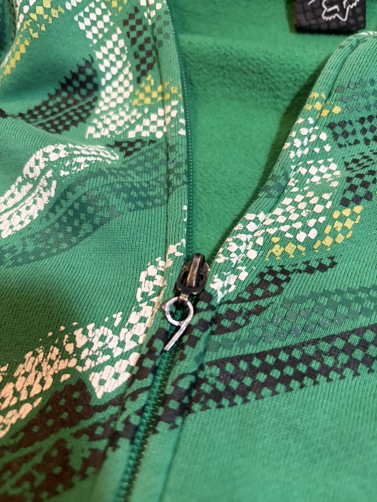 Fox Racing Green y2k fox hoodie Size US L / EU 52-54 / 3 - 2 Thumbnail