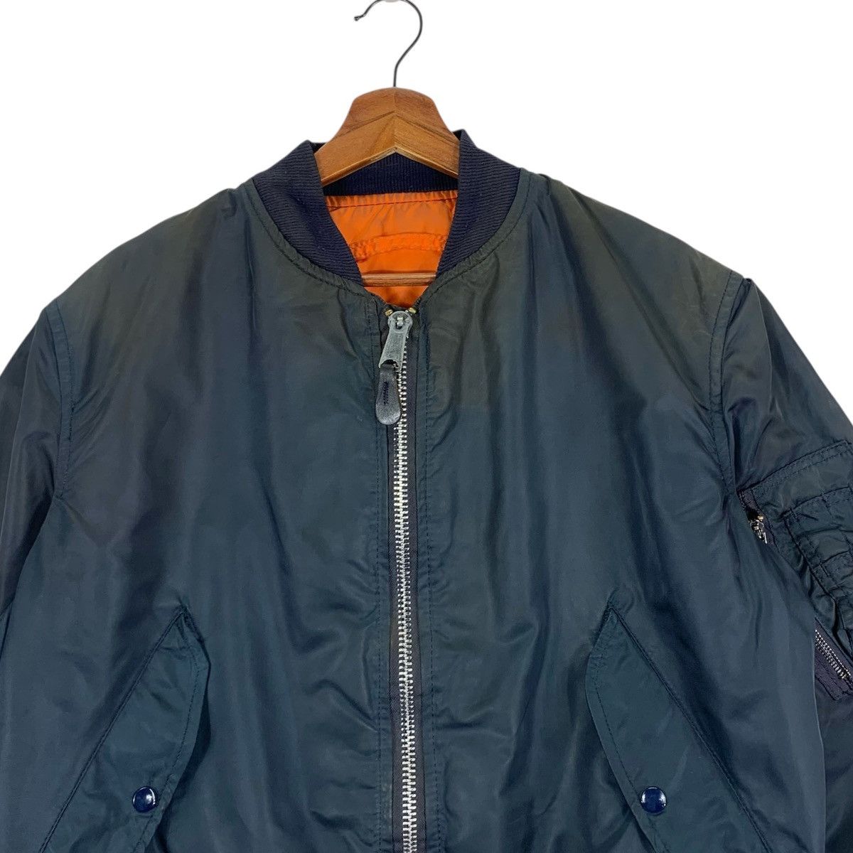 Alpha Industries Vintage Alpha Industries Bomber Jacket Size US M / EU 48-50 / 2 - 2 Thumbnail