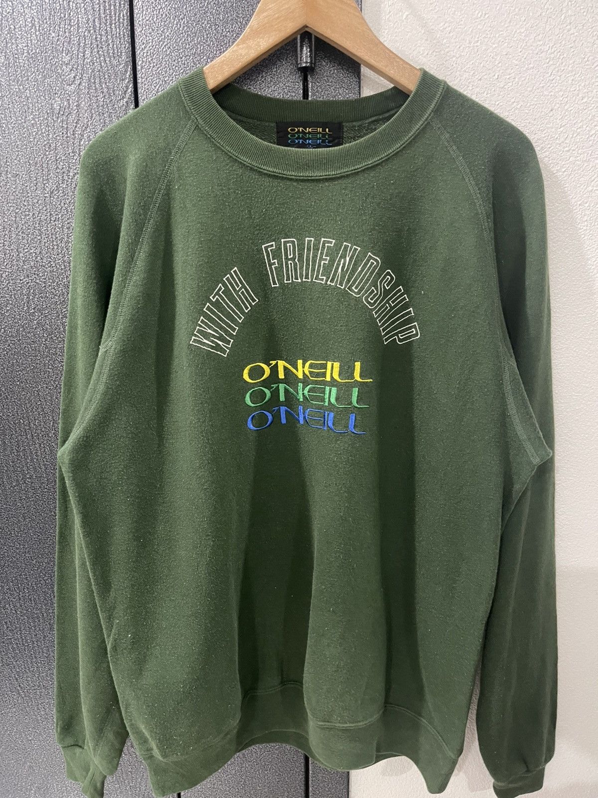 O'Neill Vintage O’neill Embroidery Logo Sweatshirt Size US L / EU 52-54 / 3 - 4 Thumbnail