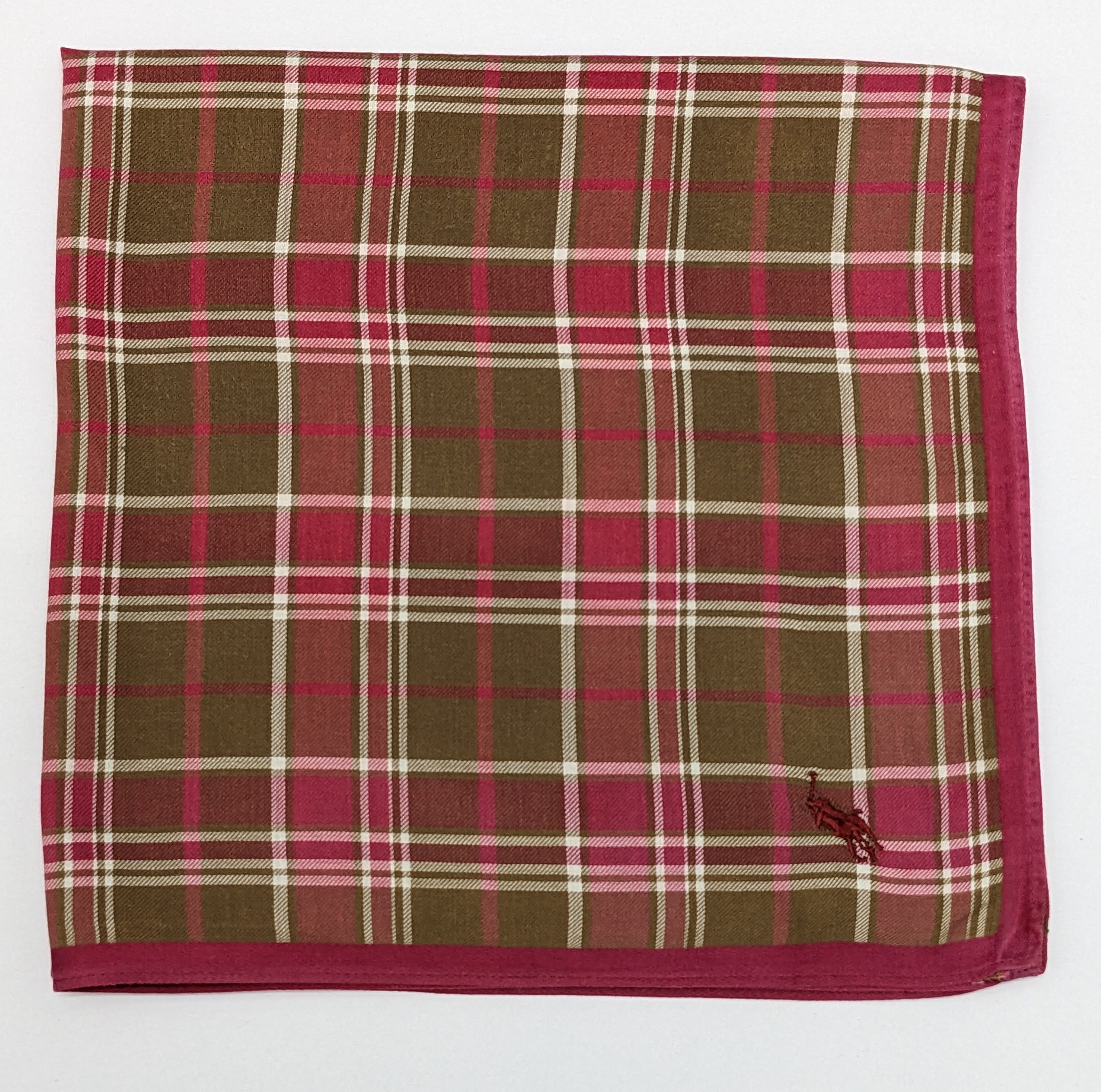Polo Ralph Lauren Vintage Polo Ralph Lauren Plaid Handkerchief Size ONE SIZE - 1 Thumbnail