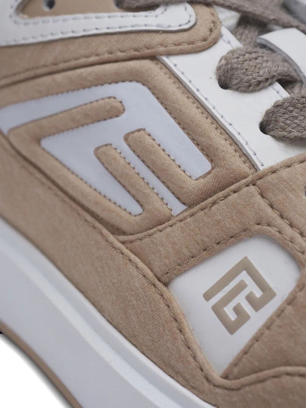Balmain o1s1wg111225 B-Court Skate Sneakers in Beige Size US 6 / IT 36 - 6 Thumbnail