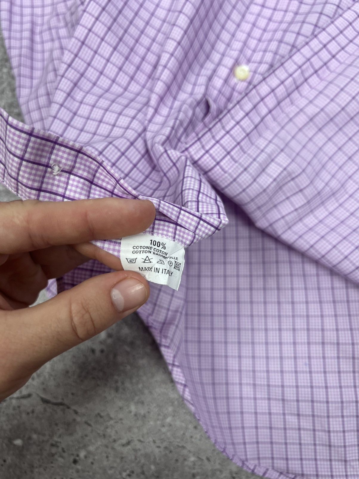 Etro ETRO Milano Check Shirt Button Up Long Sleeve Size US L / EU 52-54 / 3 - 11 Thumbnail