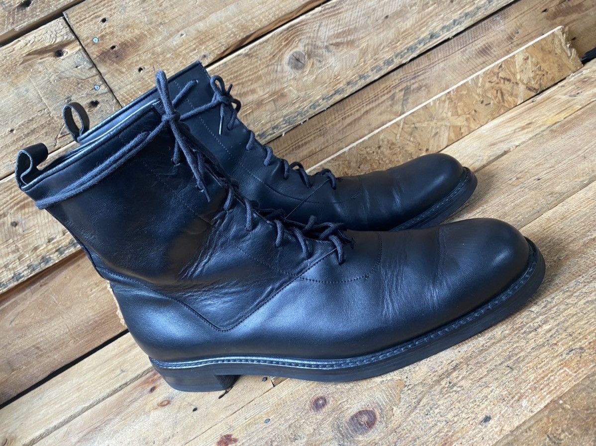 Giuliano Fujiwara × If Six Was Nine Giuano fujiwara x avant black leather combat boots uk 10 Size US 11 / EU 44 - 8 Thumbnail