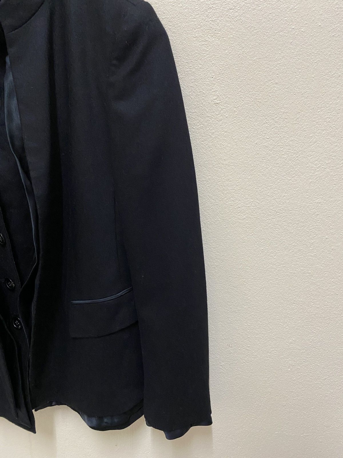 STRENESSE Strenesse Gabriele Strehle Tailored Black Wool Blazer Jacket Size M / US 6-8 / IT 42-44 - 4 Thumbnail