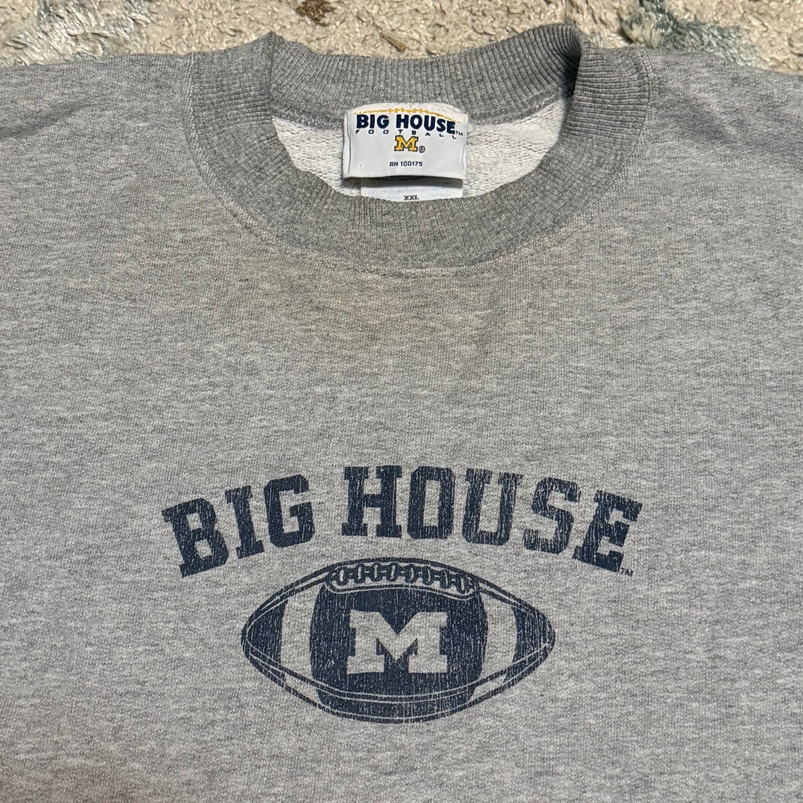 NCAA Michigan Wolverines Football Big House Sweatshirt 2XL Size US XXL / EU 58 / 5 - 2 Thumbnail