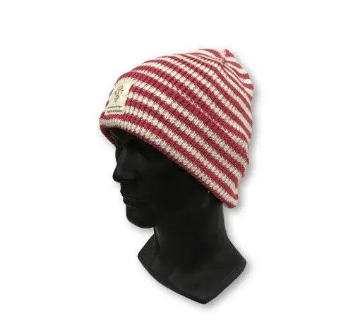 Japanese Brand × Vintage Japanese Brand Stripe Design Beanie Hat Size ONE SIZE - 1 Thumbnail