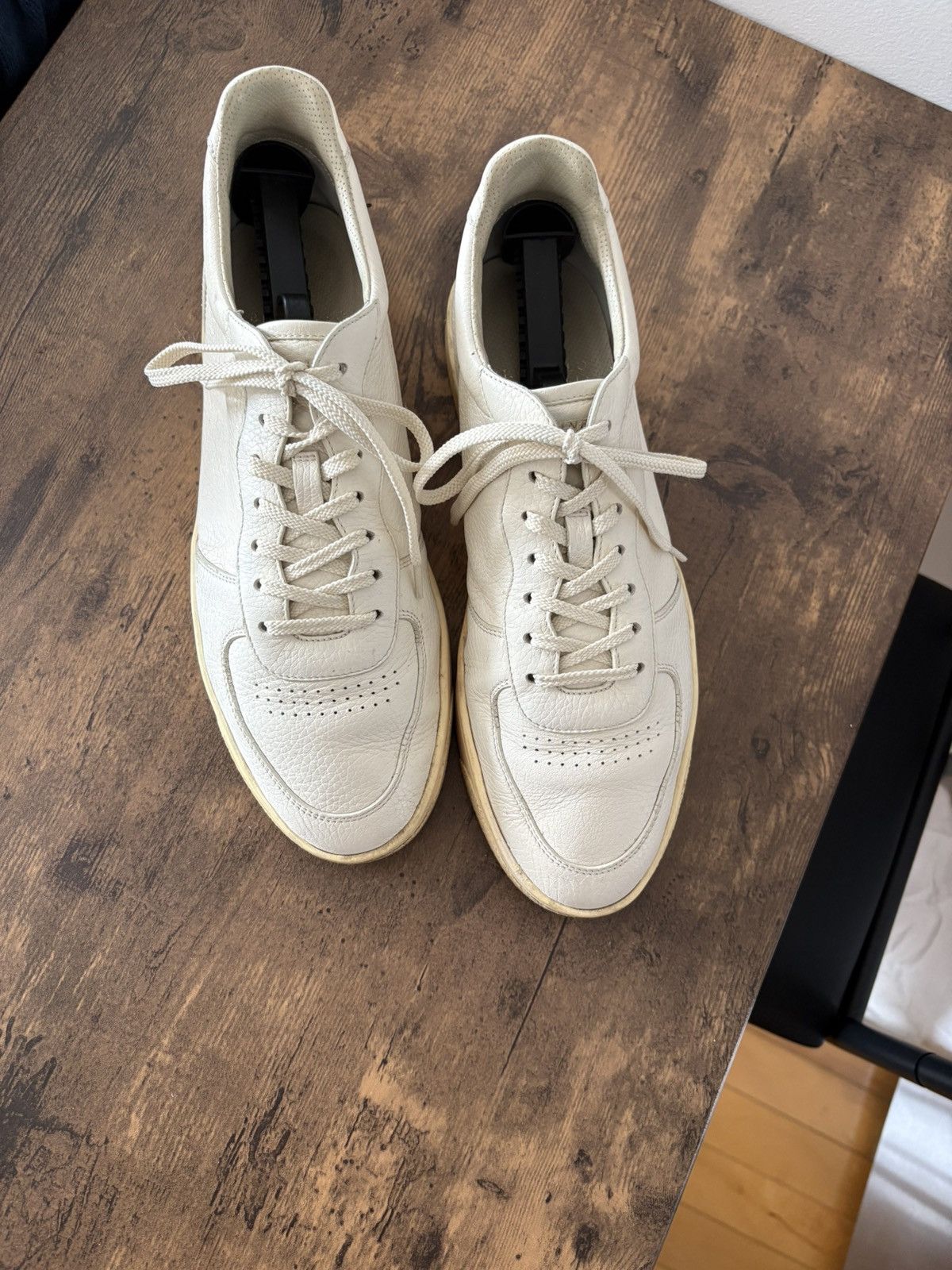 Brunello Cucinelli Brunello Cucinelli Leather Low Top Trainers Size US 12 / EU 45 - 5 Thumbnail