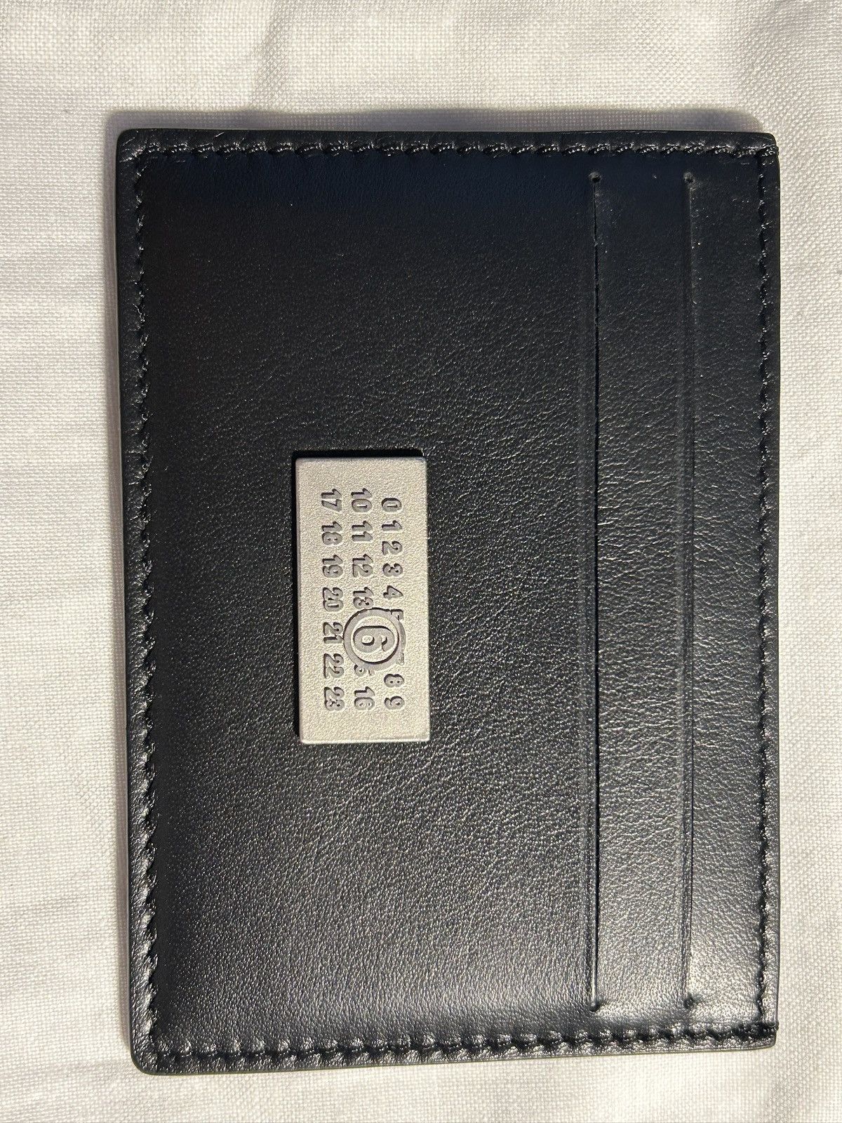 MM6 MM6 Black Leather Cardholder Size ONE SIZE - 1 Thumbnail
