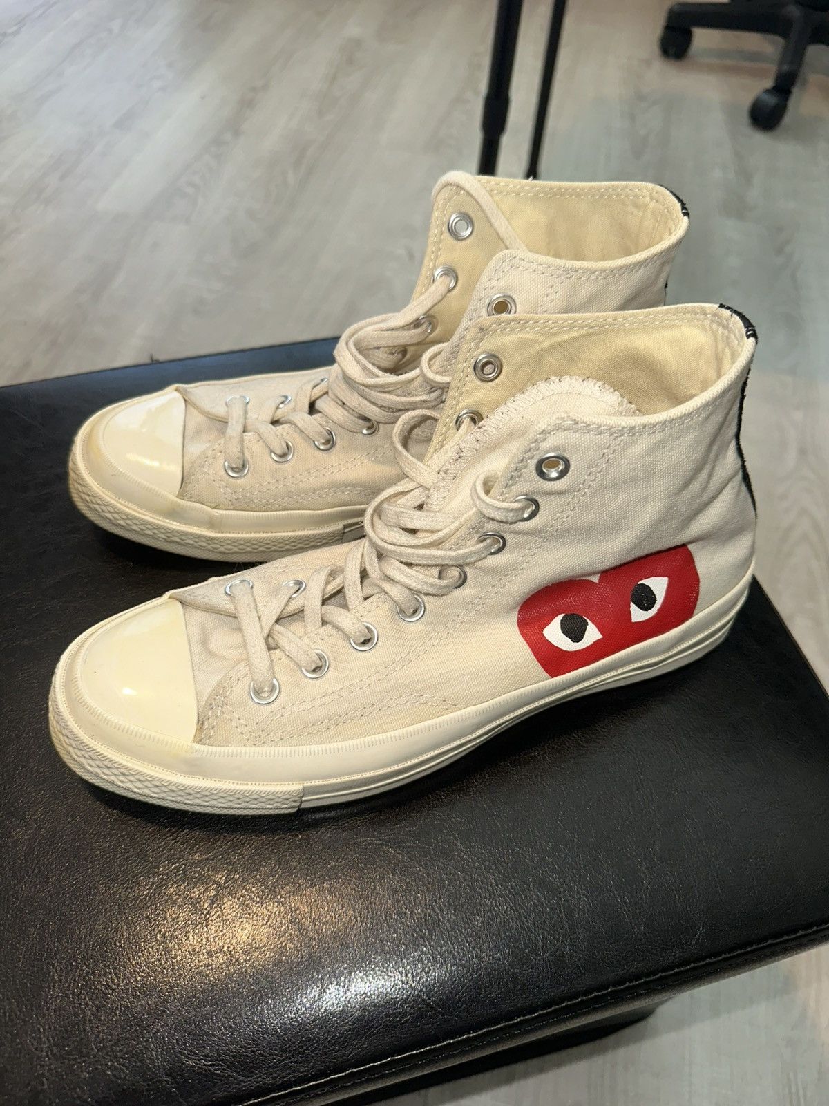 CDG by Comme des Garcons Converse x CDG Play Chuck Taylor All Star Size US 8 / EU 41 - 5 Thumbnail