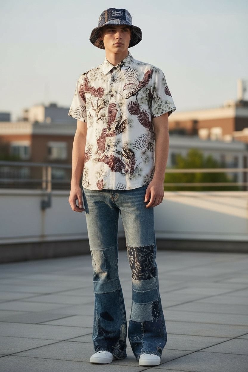 Very Rare💥Vintage 90's Japanese Sukajan Hawaii Rayon Shirt