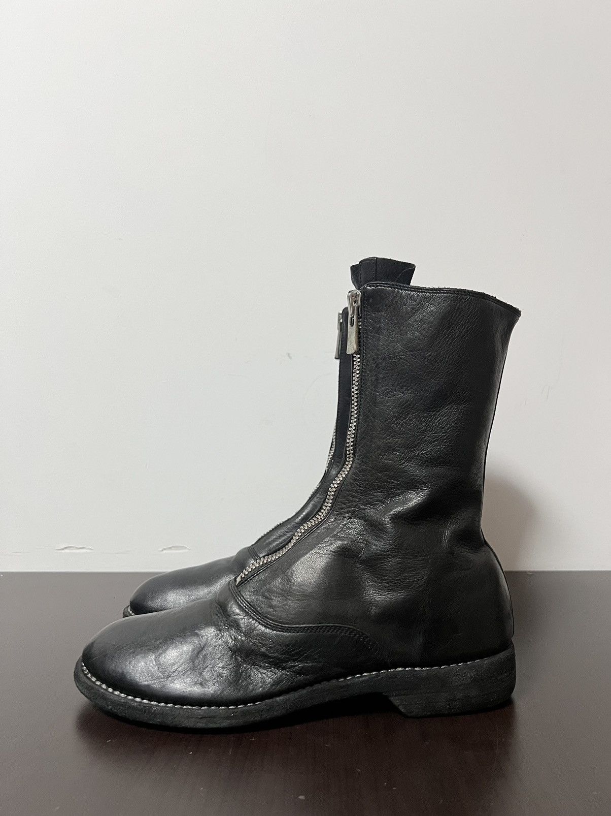 Guidi guidi 310 black zip boots sz37.5 Size US 7 / IT 37 - 3 Thumbnail