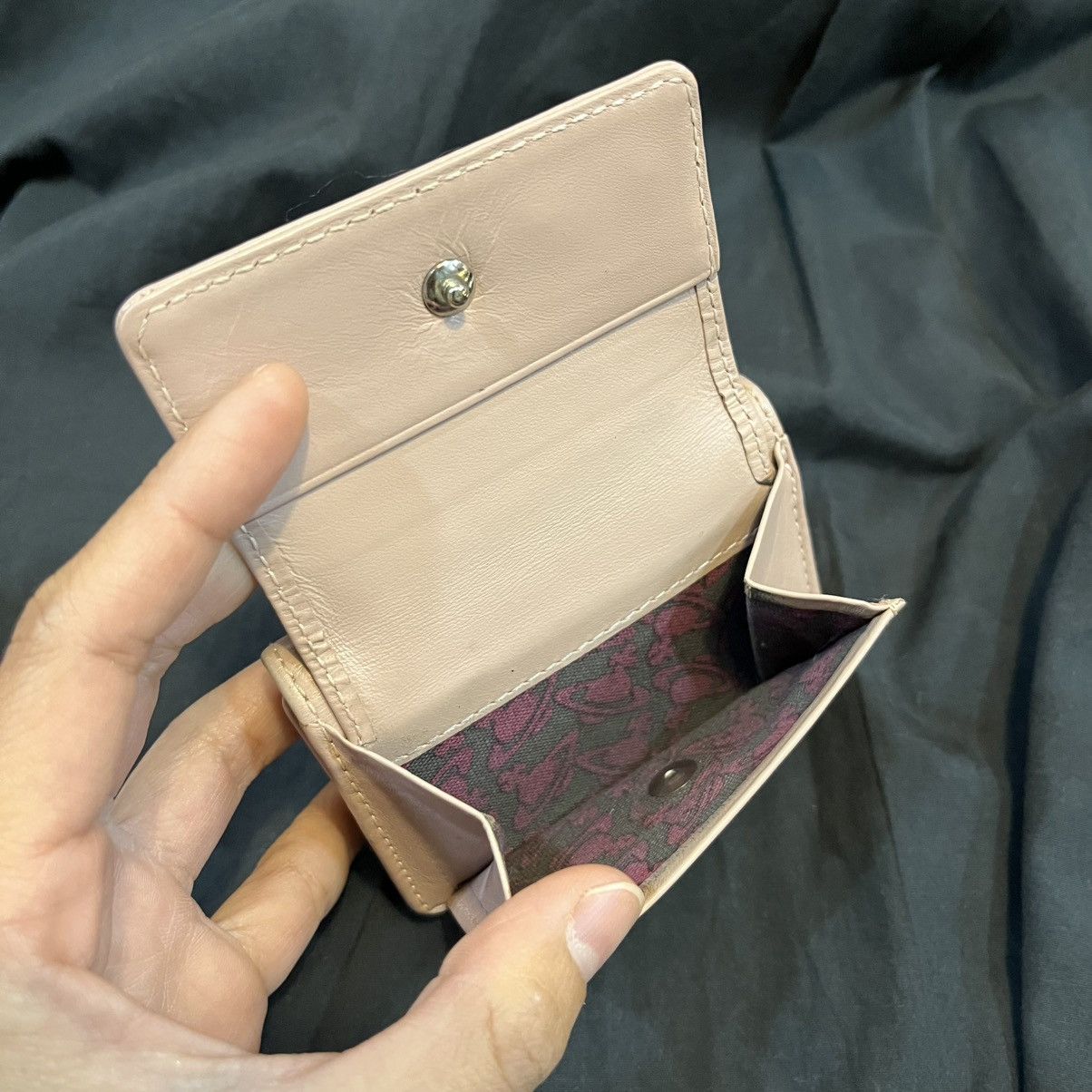 Vivienne Westwood Vivienne Westwood Mini Wallet leather Pink beige Orb logo Size ONE SIZE - 9 Thumbnail