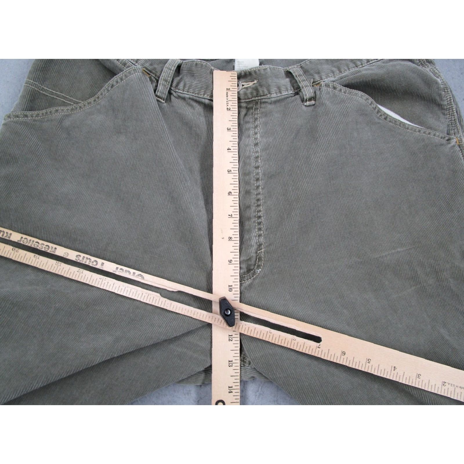 Gap VINTAGE Gap Carpenter Pants Mens 40x28 Olive Green Corduroy Hammer Loop Workwear 90s Mens Pants Size US 40 / EU 56 - 6 Thumbnail