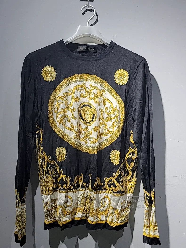Versace Versace Men's knitwear Size US L / EU 52-54 / 3 - 1 Thumbnail
