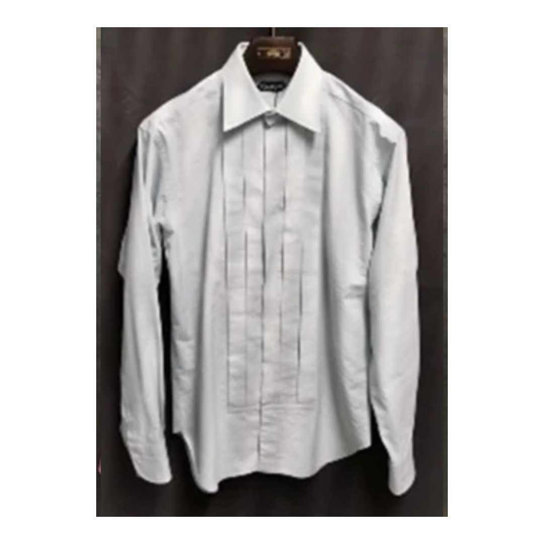 image of Tom Ford O1Loc1C0224 94Ylrbsz Shirt In White, Men's (Size Small)