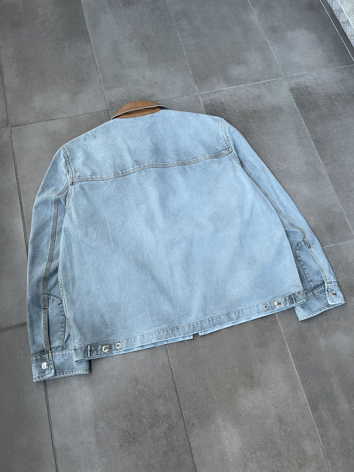 Diesel !DS! SS23 Diesel J-Chart Treated Canvas Indigo Denim Jacket Size US M / EU 48-50 / 2 - 16 Thumbnail