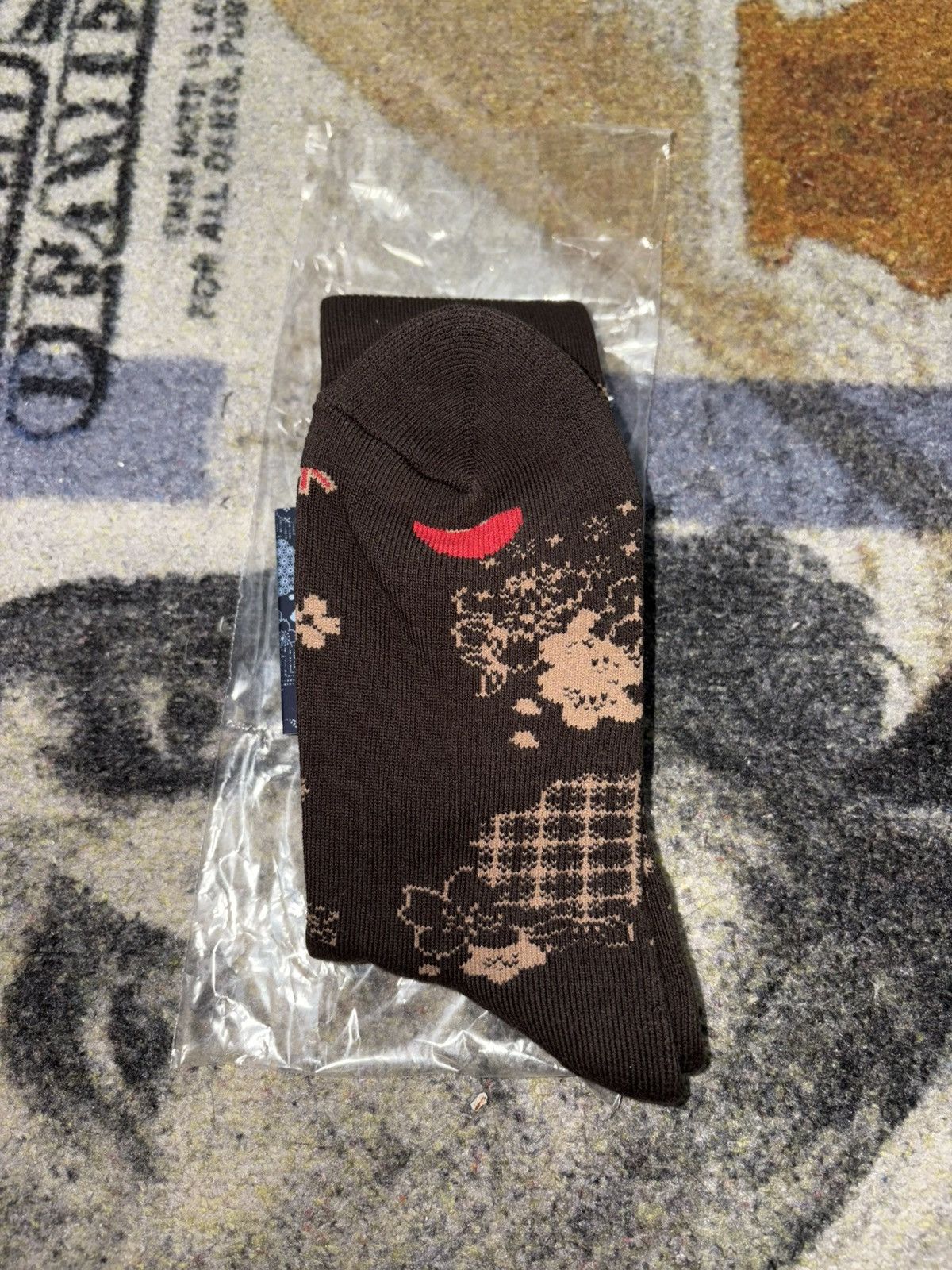 Columbia × Kith Kith x Columbia NSE Landscape Jacquard Socks Size ONE SIZE - 2 Thumbnail