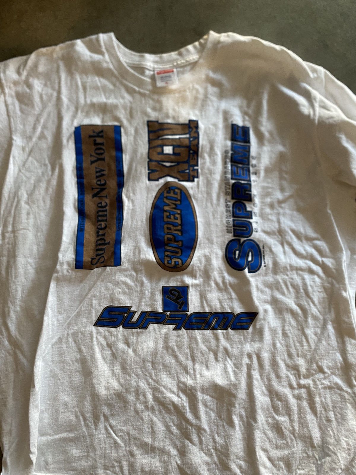 Supreme Supreme New York XCIV Tee Size US XL / EU 56 / 4 - 4 Thumbnail
