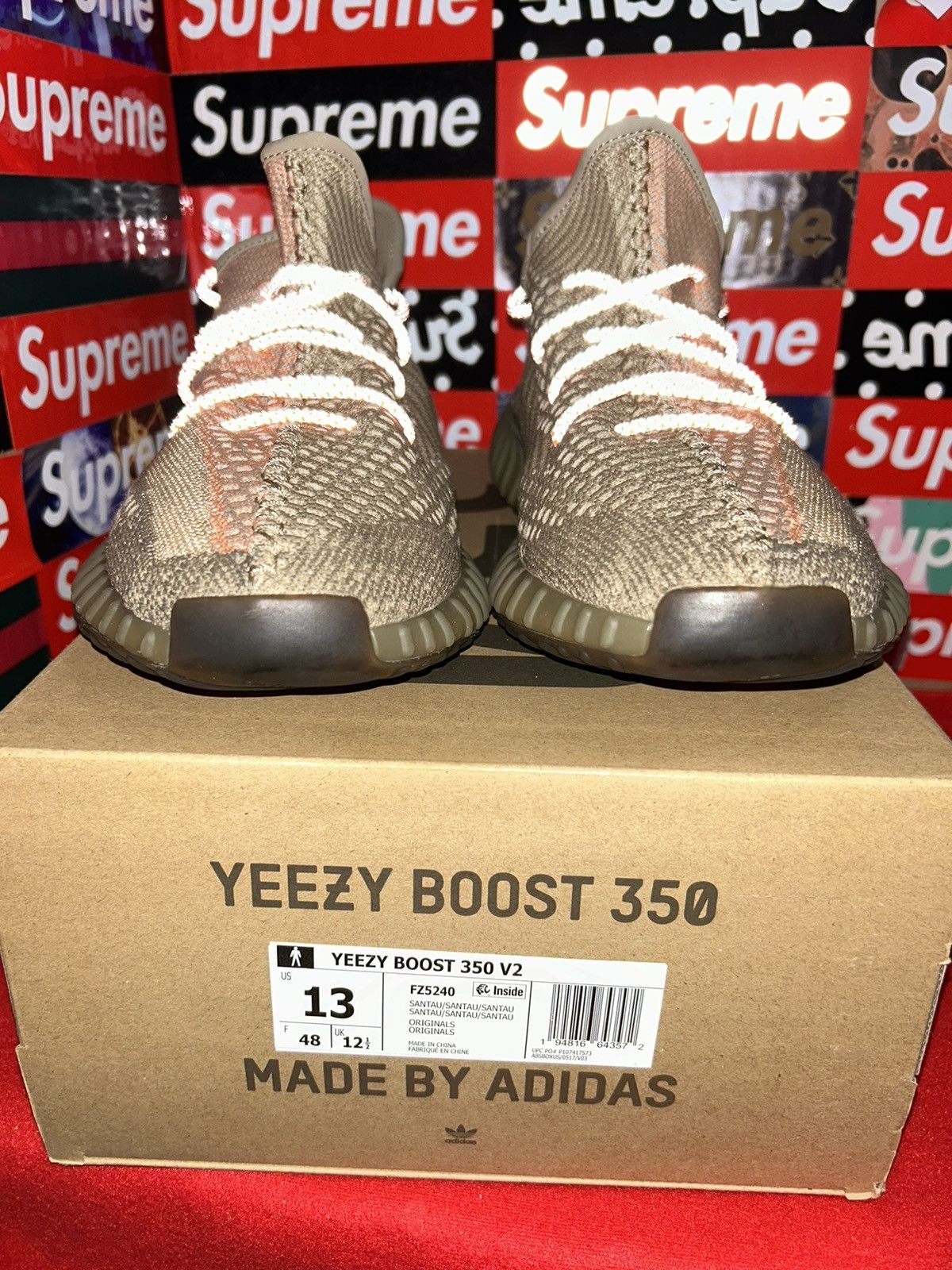 Adidas adidas Yeezy Boost 350 V2 Sand Taupe FZ5240 size 13 Size US 13 / EU 46 - 2 Thumbnail