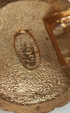 Chanel Chanel, 97P round coco mark earrings 24k plated Size ONE SIZE - 4 Thumbnail