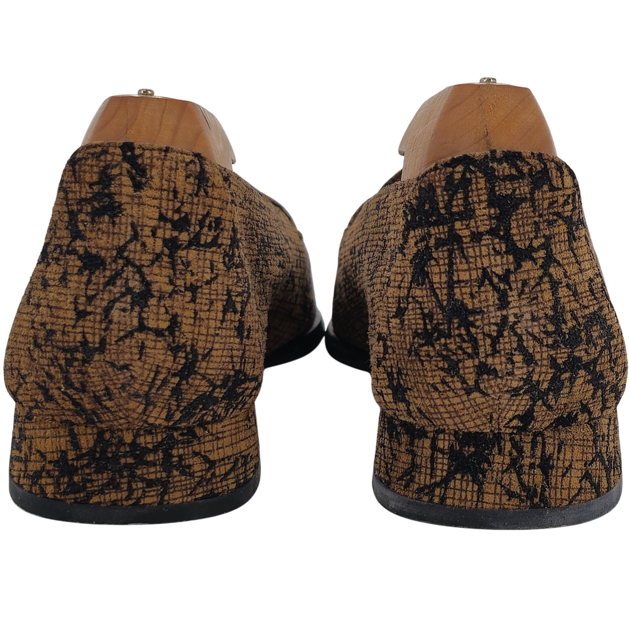 Stuart Weitzman Stuart Weitzman Women's 6.5AA Brown Black Tweed Dress Shoes Size US 6.5 / IT 36.5 - 7 Thumbnail
