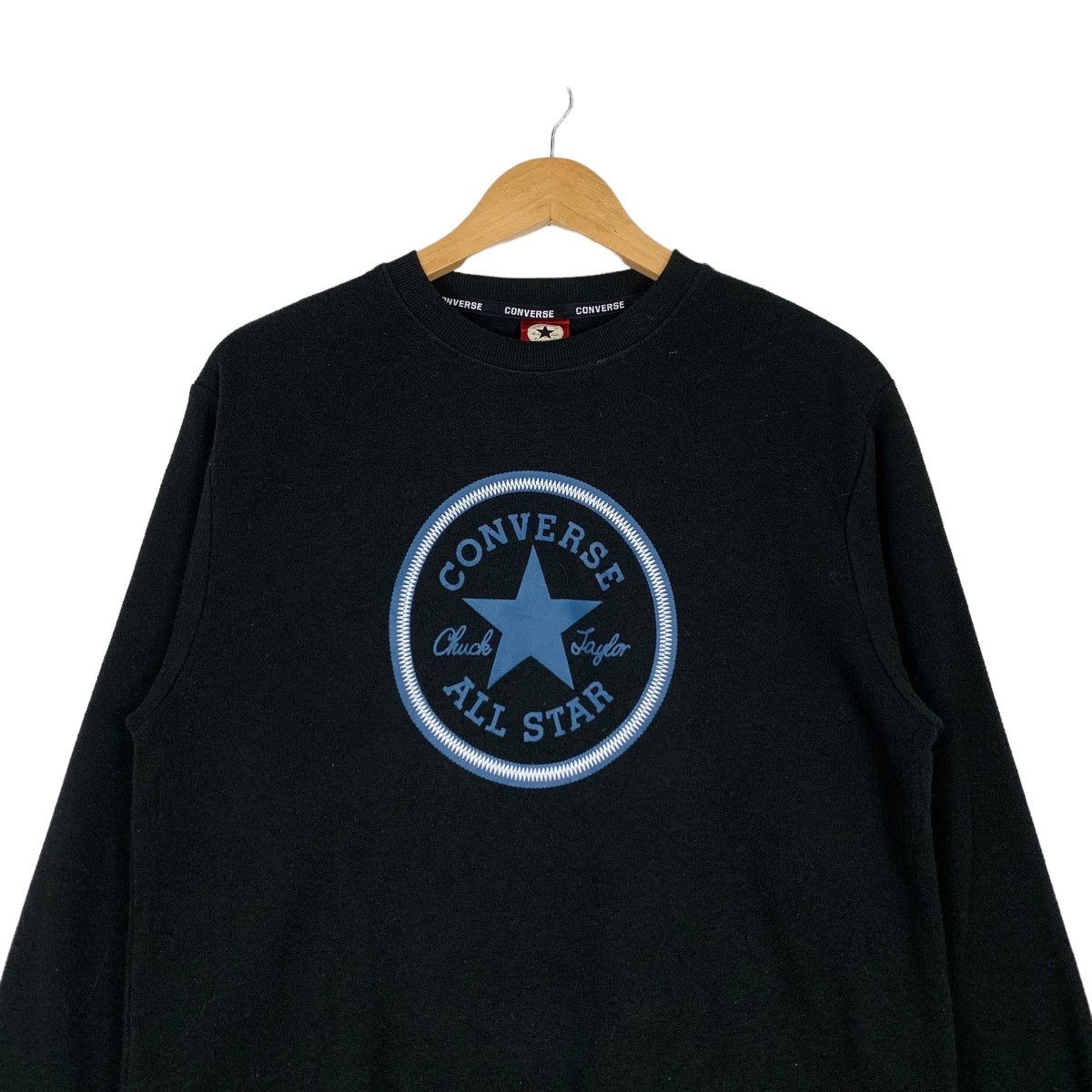 Converse CONVERSE All Star Circle Big Logo Sweatshirt #1164-C53 Size US M / EU 48-50 / 2 - 2 Thumbnail