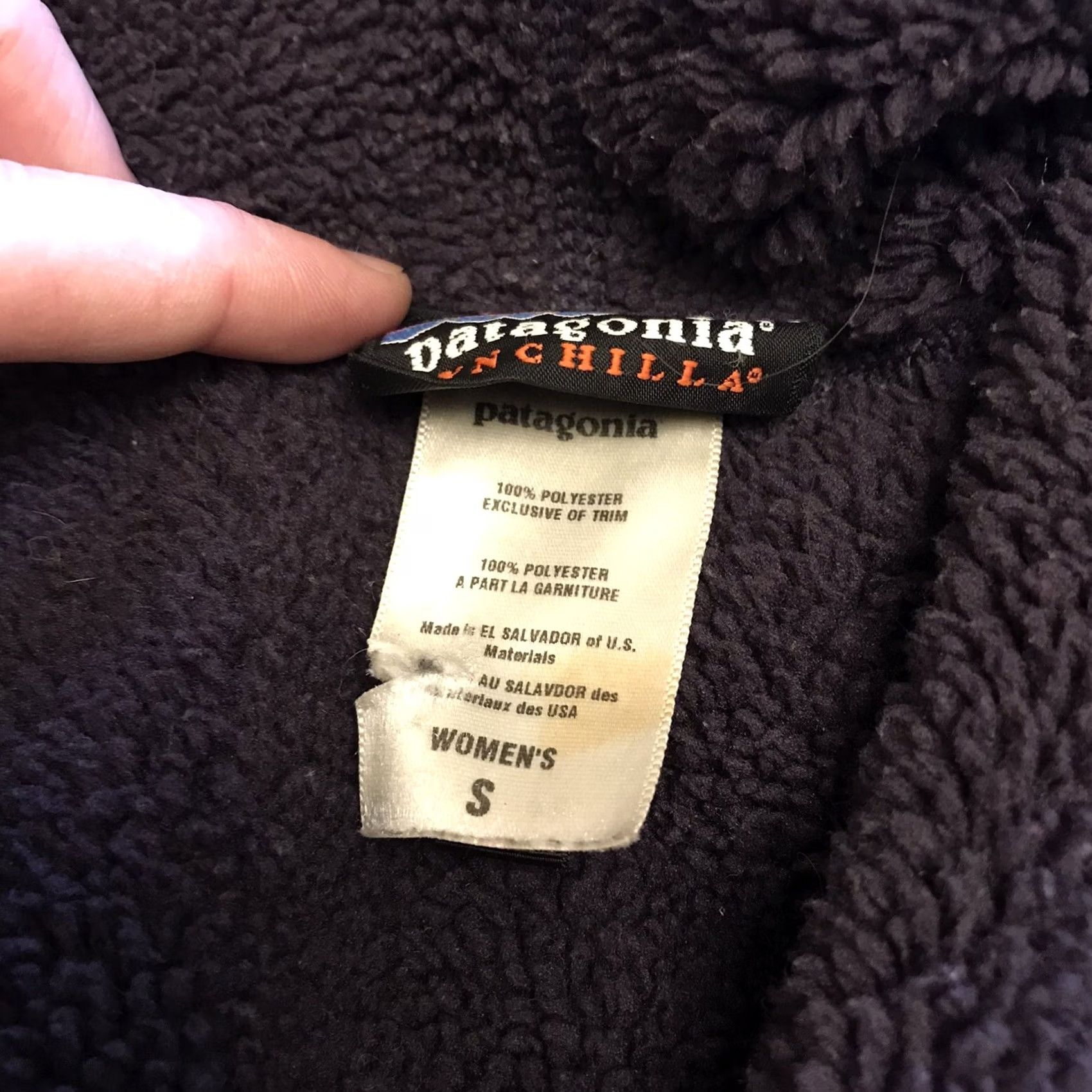 Patagonia Patagonia Synchilla Windzone Jacket Fleece Full Zip Women's S Long Purple Brown Size S / US 4 / IT 40 - 5 Thumbnail