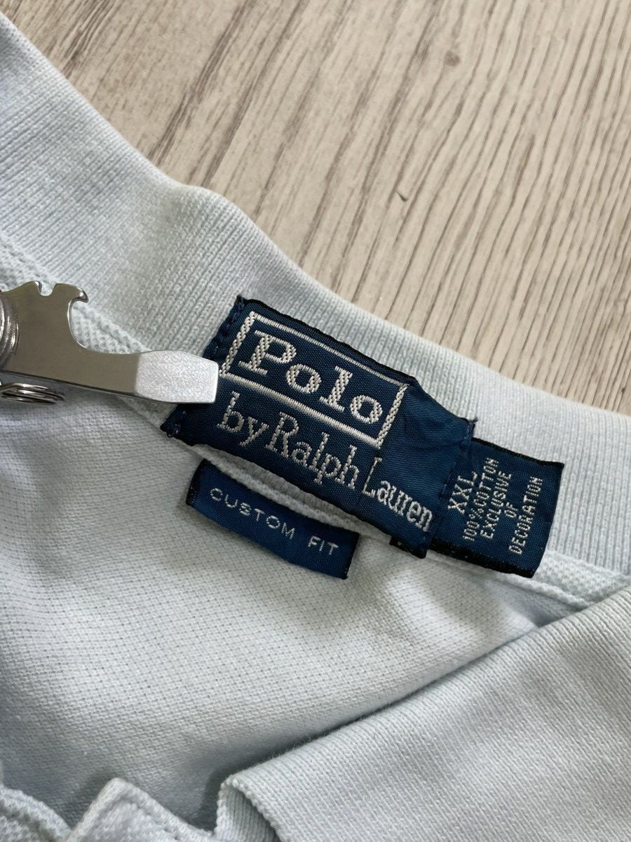 Polo Ralph Lauren Chief Keef Polo Ralph Lauren Vintage Big Pony Light Blue Size US XXL / EU 58 / 5 - 5 Thumbnail