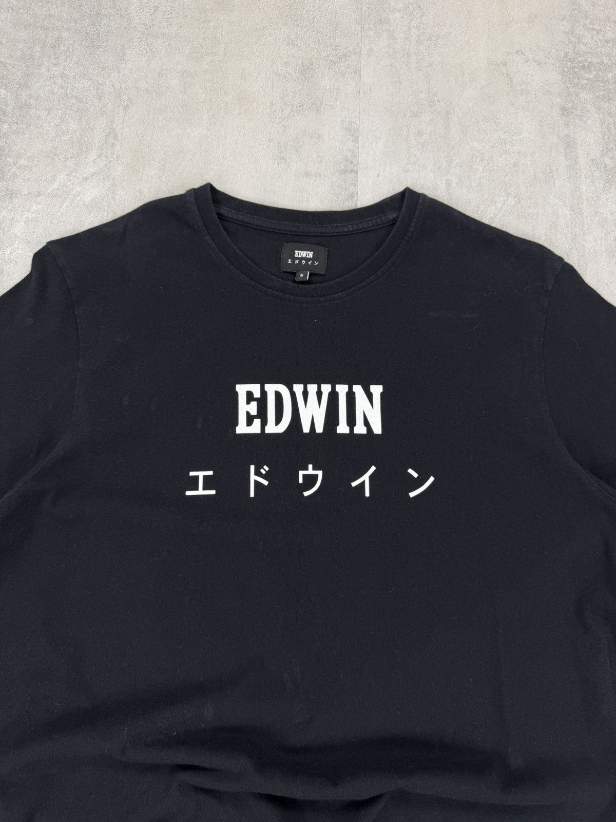 Edwin Edwin Black T-shirt Mens size S Size US S / EU 44-46 / 1 - 2 Thumbnail