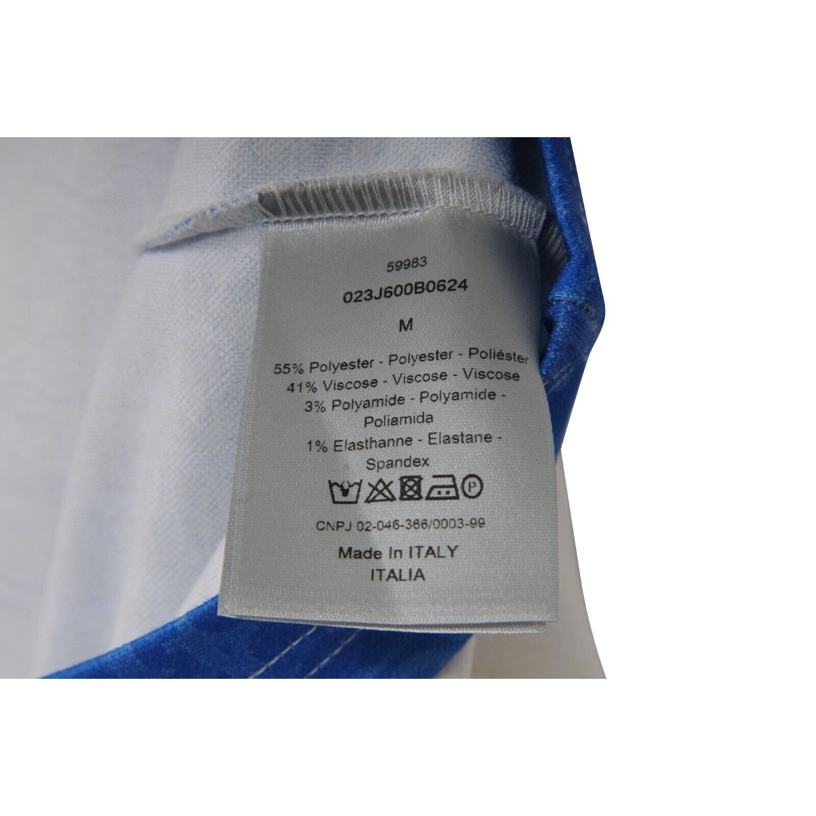 Dior Gradient Oblique Logo T Shirt Medium White Blue Size US M / EU 48-50 / 2 - 9 Thumbnail