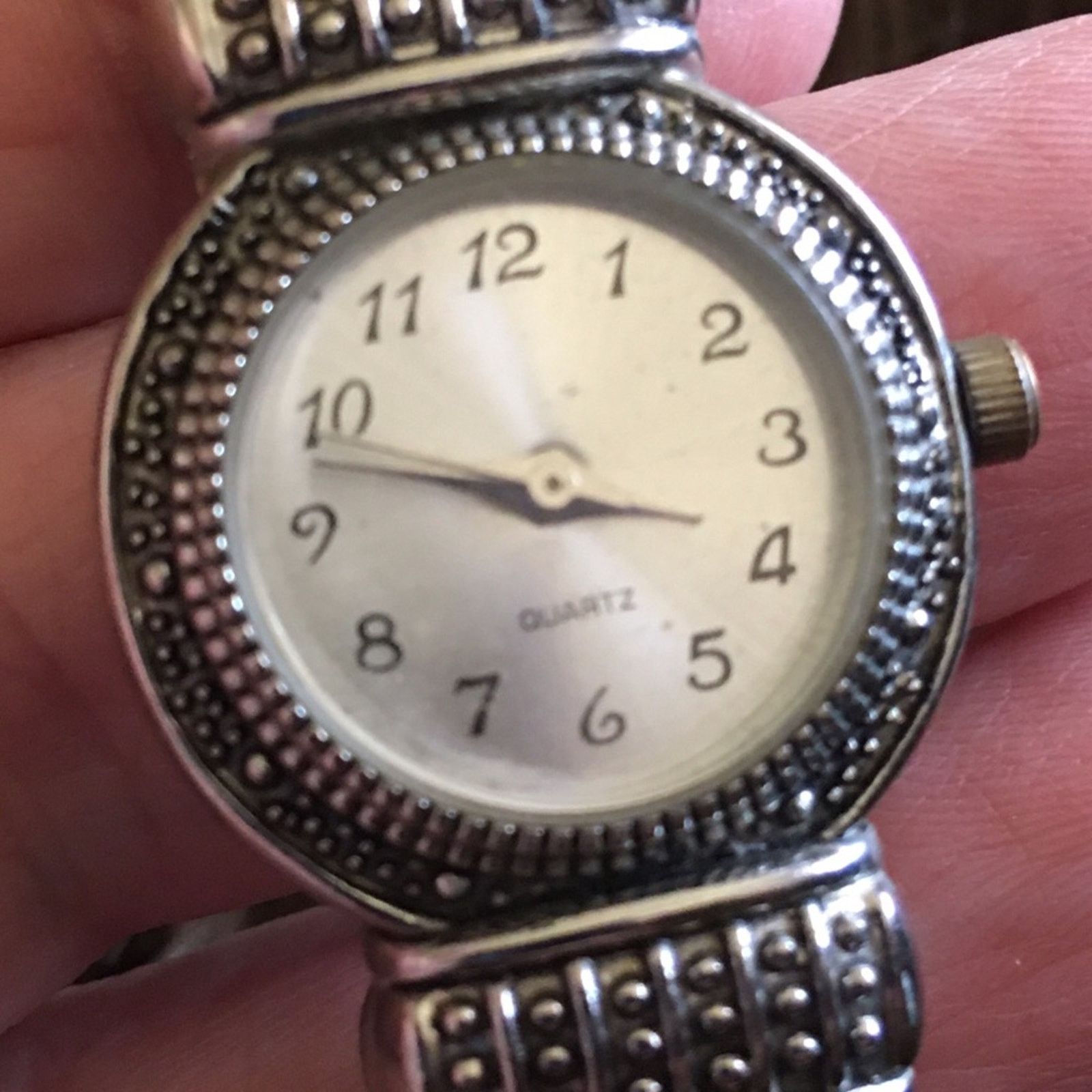 Jewelry Ladies antique style clamp bracelet watch Size ONE SIZE - 7 Thumbnail