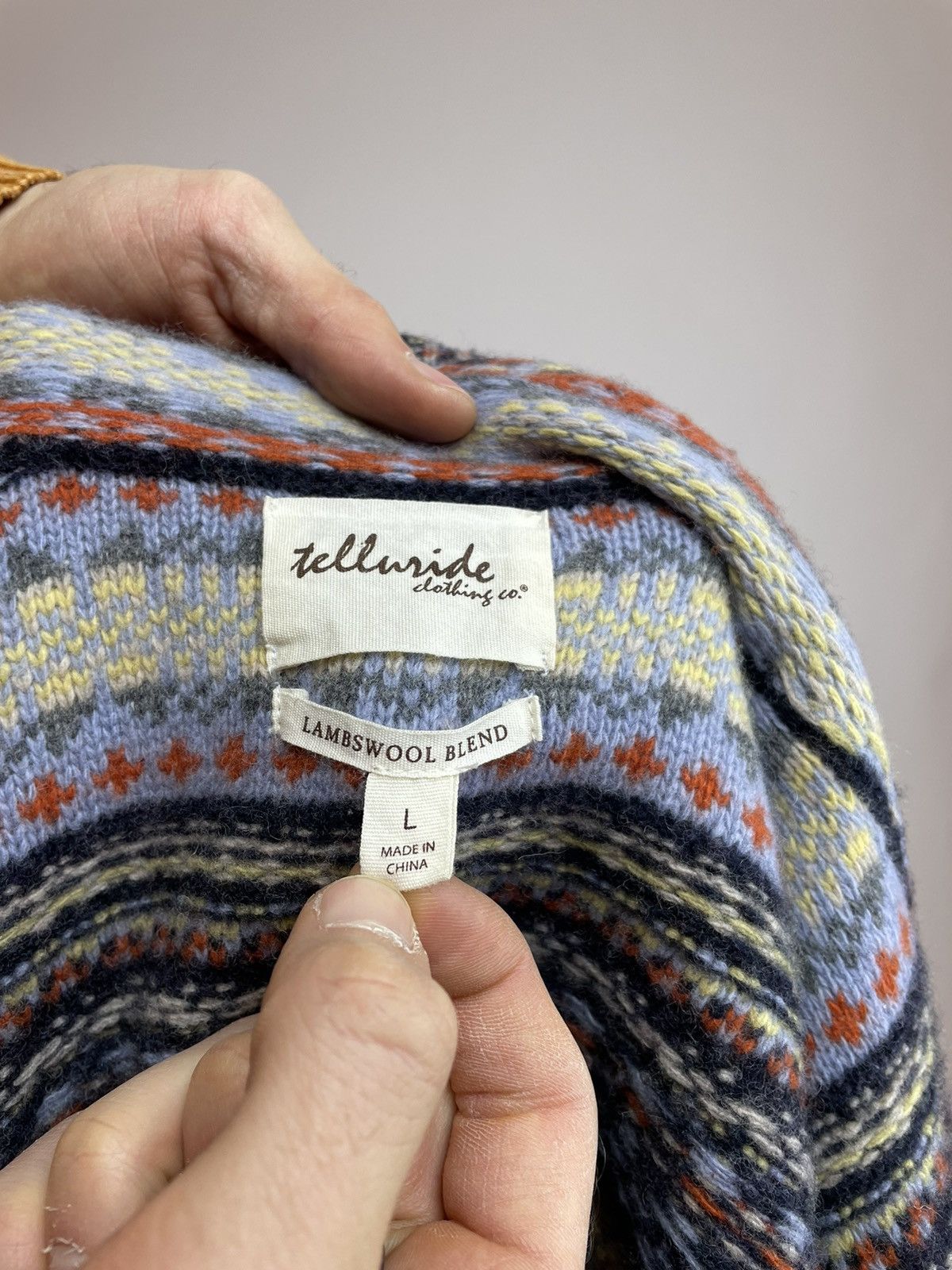 Japanese Brand × Telluride Telluride Clothing Co Lambswool Cardigan Sweater size L Size L / US 10 / IT 46 - 7 Thumbnail