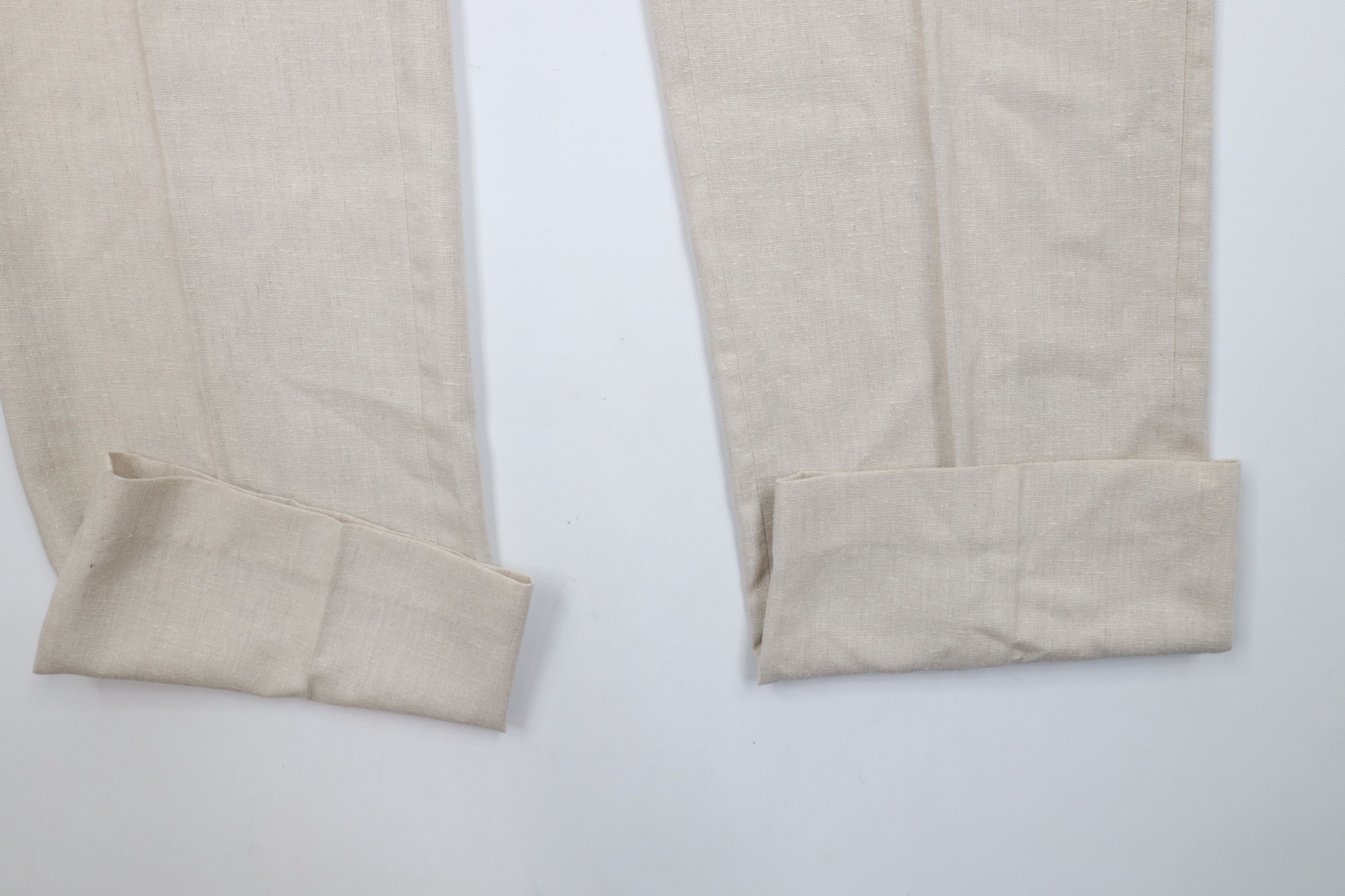 Vintage Vintage 70s Streetwear Fleck Linen Wide Leg Chino Pants USA Size US 36 / EU 52 - 5 Thumbnail