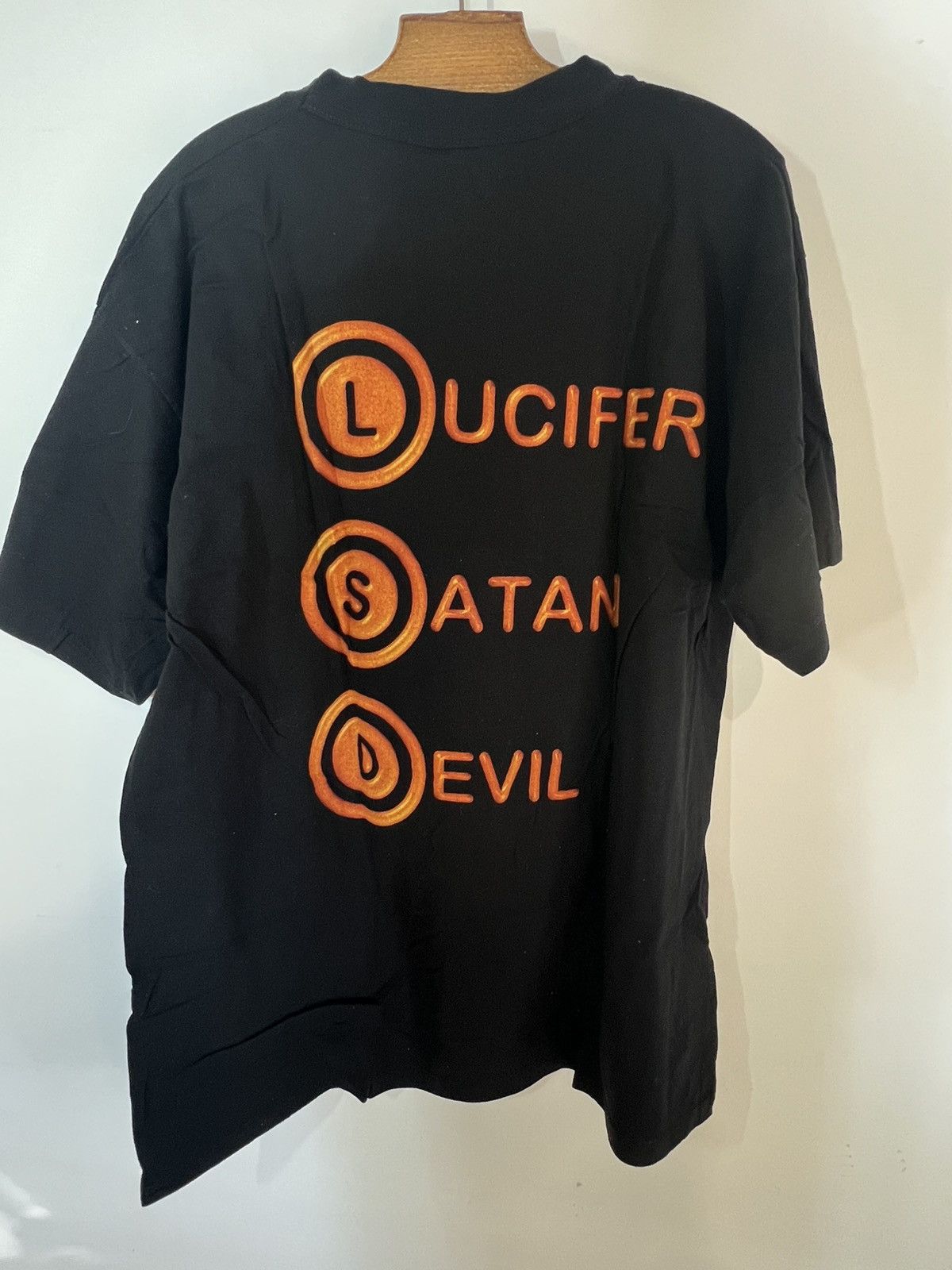 Band Tees Tiamat Lucifer satan devil LSD shirt 99 vintage Size US XL / EU 56 / 4 - 3 Thumbnail