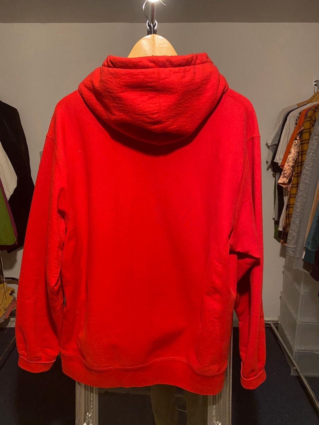 Supreme Supreme Box Logo Hooded Sweatshirt (Red) Size US XL / EU 56 / 4 - 2 Thumbnail