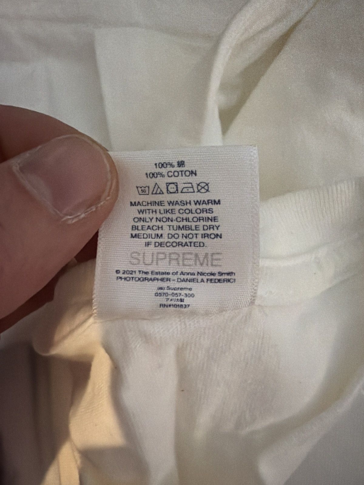 Supreme Supreme Anna Nicole Smith Tee Size US M / EU 48-50 / 2 - 2 Thumbnail