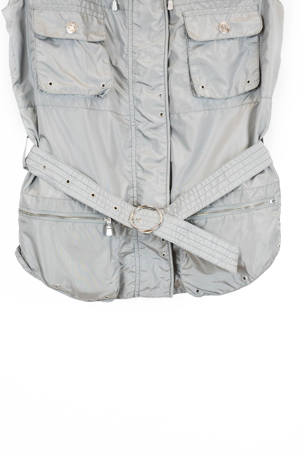 Versace Versace Sport Grey Nylon Utility Vest IT44 Size M / US 6-8 / IT 42-44 - 2 Thumbnail