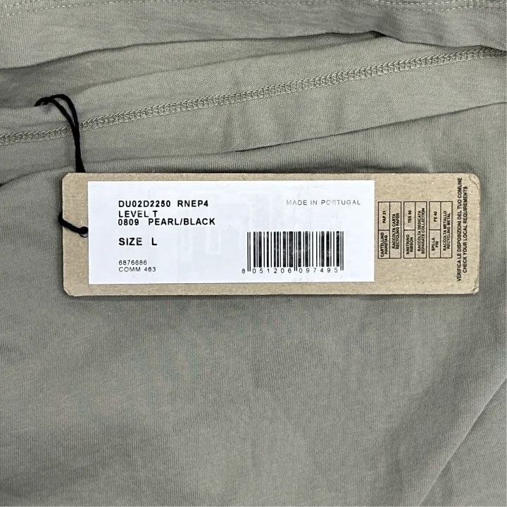 Rick Owens Rick Owens DRKSHDW Men's Beige Logo Short-Sleeve T-Shirt Size US L / EU 52-54 / 3 - 4 Thumbnail