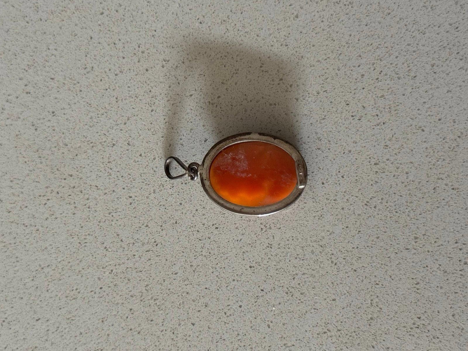 Designer Vintage SilverHAND CARVED CAMEO Pendant Size ONE SIZE - 3 Thumbnail