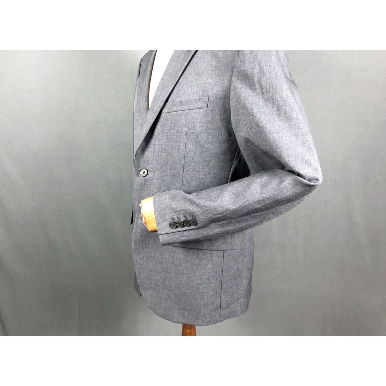 Vintage J.W. Anderson Blazer Polyester Gray Men Size L Size 42R - 7 Thumbnail