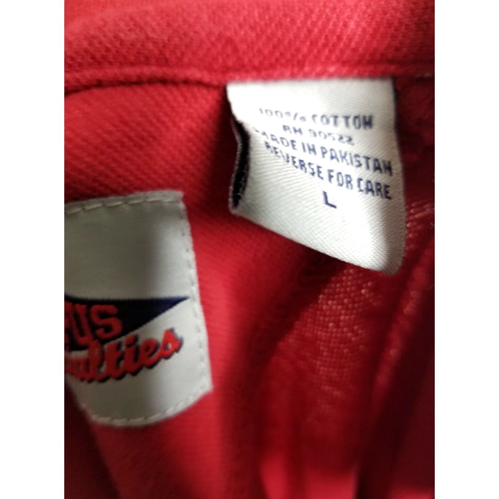 Vintage VINTAGE Campus Specialties Polo Shirt Georgia Bulldogs Striped Mod GoGo Polo Adult L Red Mens Size US L / EU 52-54 / 3 - 7 Thumbnail