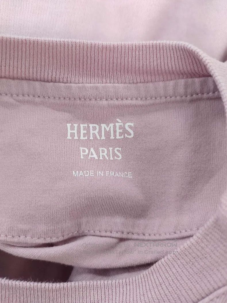 Hermes Hermes Lavender Pink Short Sleeve T-shirt Size XS / US 0-2 / IT 36-38 - 3 Thumbnail